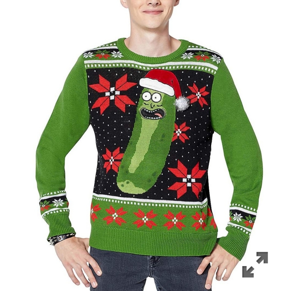 Rick & Morty "Pickle Rick" Christmas Sweater